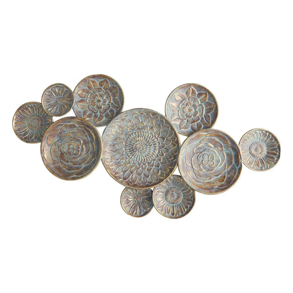 Metal Floral Wall Decor, 50 Inch